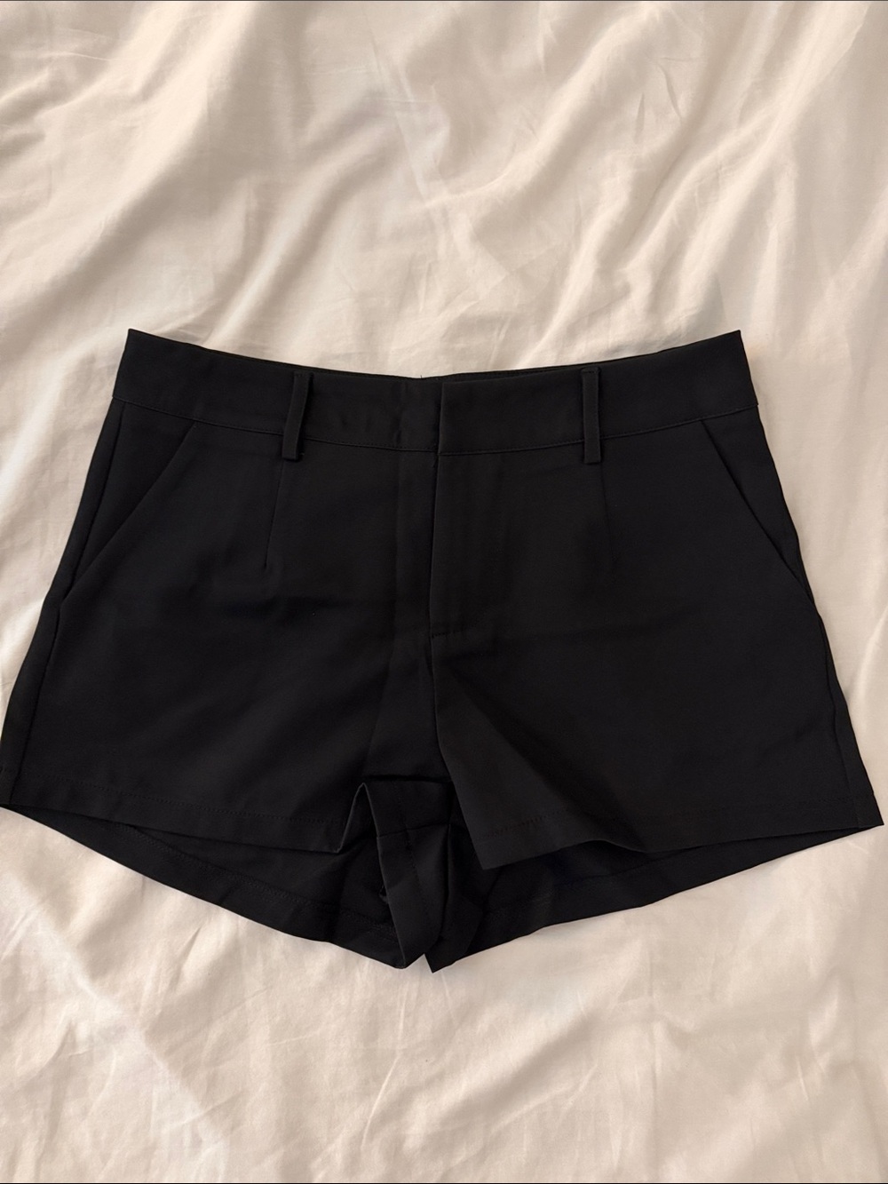 Black Women's Tailored micro Dress Shorts